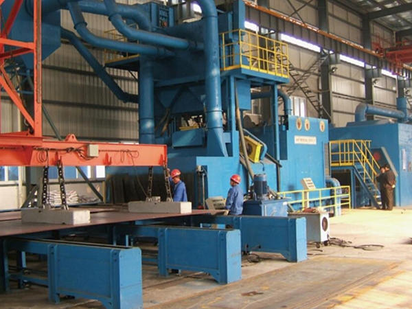 WQB系列鋼板型材拋丸預處理線